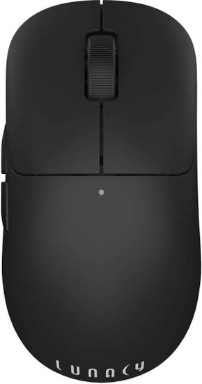 Мышь Lunacy One Черный LMOB подключение: 2.4 GHz/Bluetooth, скорость: 650 IPS, 300 мАч, работа 40ч при 1000 Гц и 100ч при 125Гц, Hot-Swap