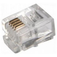 PROconnect 05-1012-3 Разъем телефонный UTP, RJ-14 6P4C , CAT 3 100 шт.