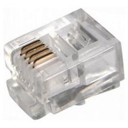 PROconnect 05-1012-3 Разъем телефонный UTP, RJ-14 6P4C , CAT 3 100 шт.