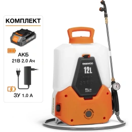 Опрыскиватель аккумуляторный DAEWOO с функцией смешивания с АКБ и ЗУ DSA 1221Li SET