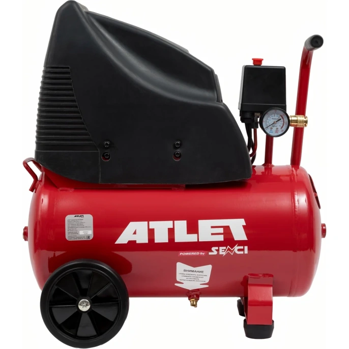 Поршневой безмасляный компрессор ATLET (24 л, 8 бар, 185 л/мин) SC-OF24LP