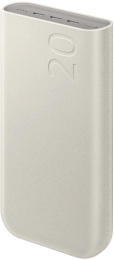 Мобильный аккумулятор Samsung EB-P4520 20000mAh PD3.0 45W 4A 3xUSB-C бежевый EB-P4520XUEGRU
