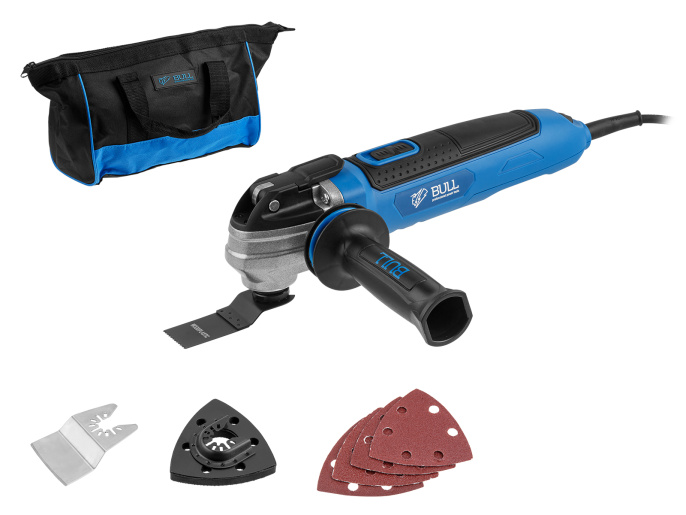 Многофункциональный инструмент реноватор BULL SM 3030 QE в кор. + набор оснастки 1335906