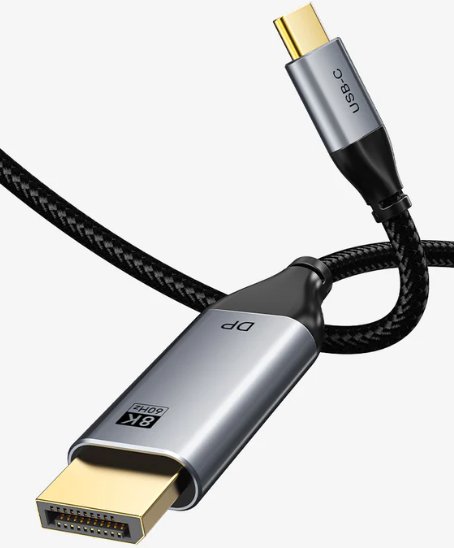 Кабель CABLETIME CC21L (CT-CMDP8K-AG2) 2 м, USB TYPE C - DisplayPort 8K/60 Гц
