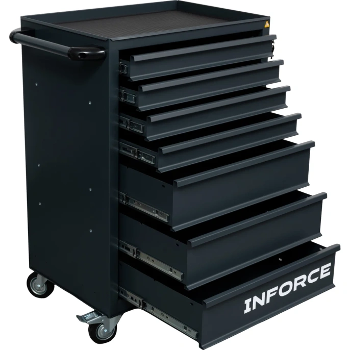 Инструментальная тележка Inforce 7 ящиков, габариты без упаковки 755х465х935мм, 07-01-18
