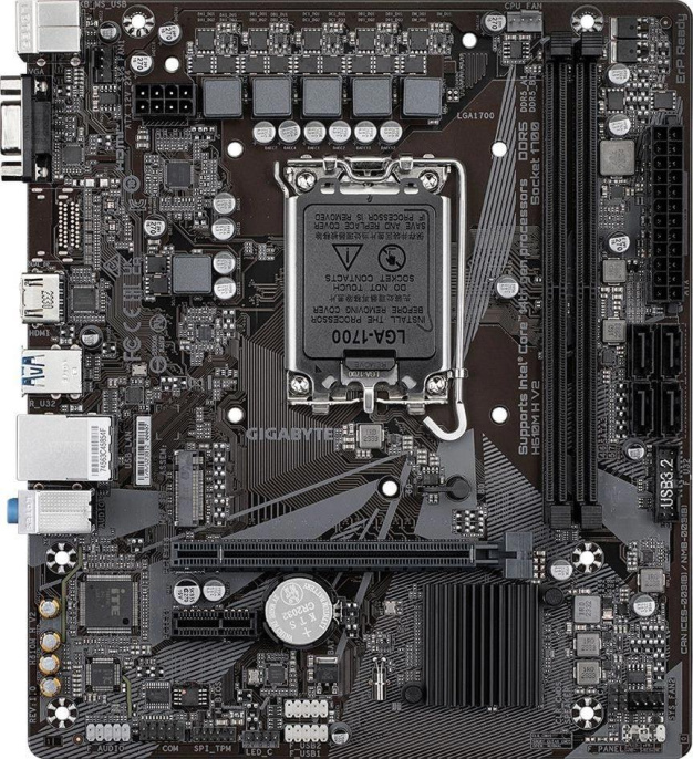 Материнская плата Gigabyte H610M K V2, Socket LGA 1700, Intel H610, mATX, Ret