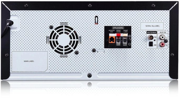 Минисистема LG XBoom CJ44 черный 480Вт FM USB BT
