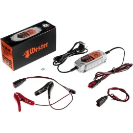 Зарядное устройство WESTER CD-2000 для АКБ 12В, макс 2А, АКБ до 60 Ач 356835