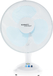 Вентилятор настольный SCARLETT SC-DF111S07, белый
