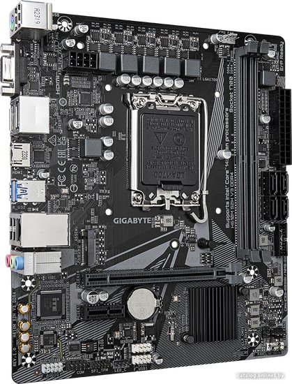 Материнская плата Gigabyte H610M S2H V3 DDR4 Soc-1700 Intel H610 2xDDR4 mATX AC`97 8ch 7.1 GbLAN+VGA+HDMI+DP