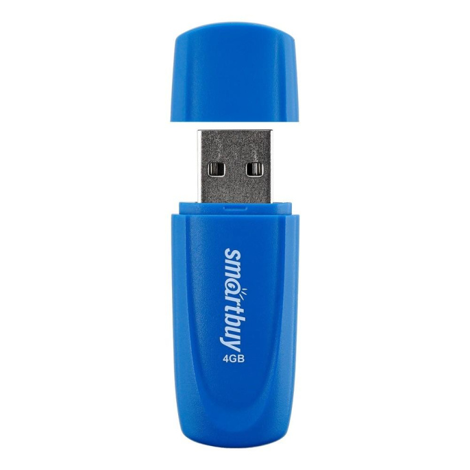 Smartbuy USB Drive 4GB Scout Blue SB004GB2SCB