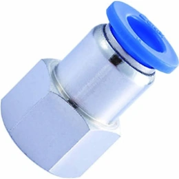 Фитинг металлический 6 мм - внутренняя резьба 1/8" Pegas pneumatic 5212
