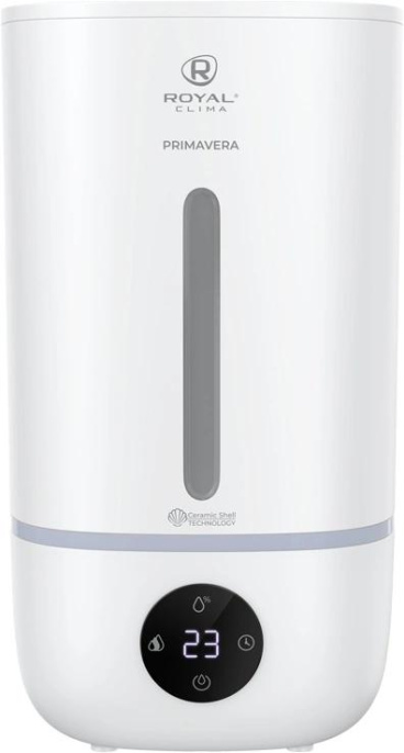 Увлажнитель воздуха ультразвуковой Royal Clima RUH-PV350/5.0E-WT, 5л, белый