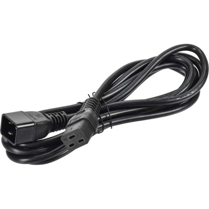 Шнур питания ITK PC-C19C20-3M C19-C20 проводник.:3x1.5мм2 3м 230В 16А черный