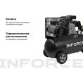 Ременной компрессор Inforce (100 л; 10 бар; 580 л/мин) IBCW-100L-3P/580