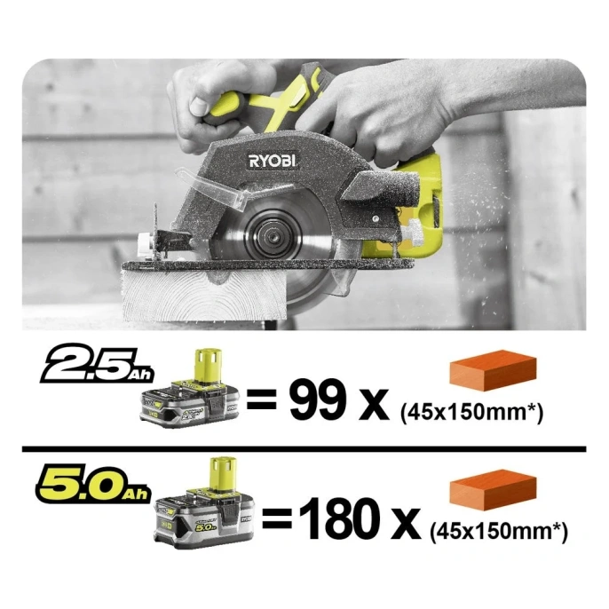 Дисковая пила Ryobi ONE+ R18CSP-0 5133002628