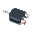 PERFEO Переходник Jack 3.5 мм стерео вилка - 2xRCA розетка A7012