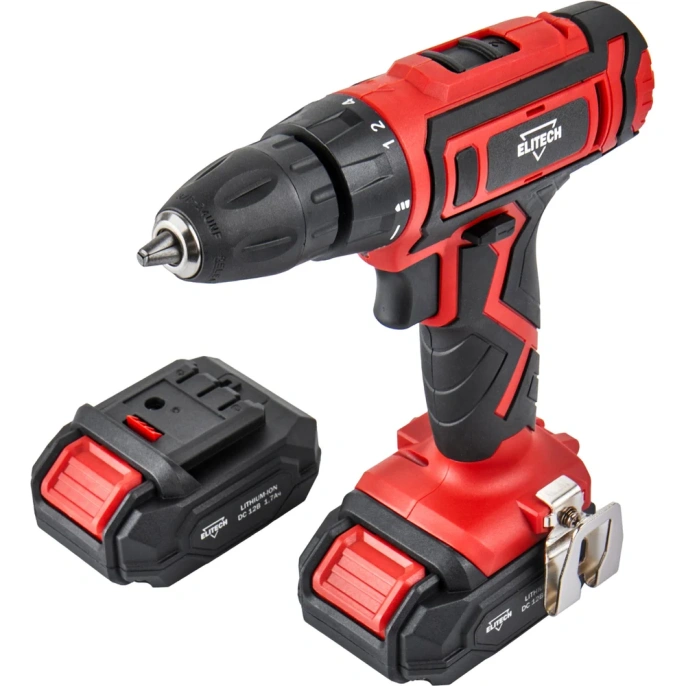 Аккумуляторная дрель Elitech ДА 122СЛ ДМ 202413