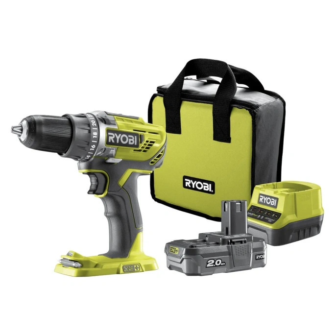 Компактная дрель-шуруповерт Ryobi ONE+ R18DD3-120S 5133003347