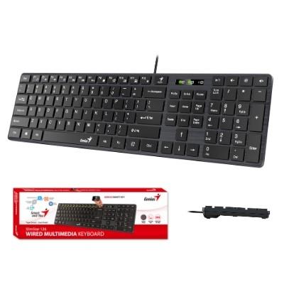 Клавиатура Genius SlimStar 126 Black USB Only Laser 31310017417