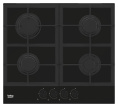 Газовая варочная панель Beko HILG 642C5 SB, независимая, черный