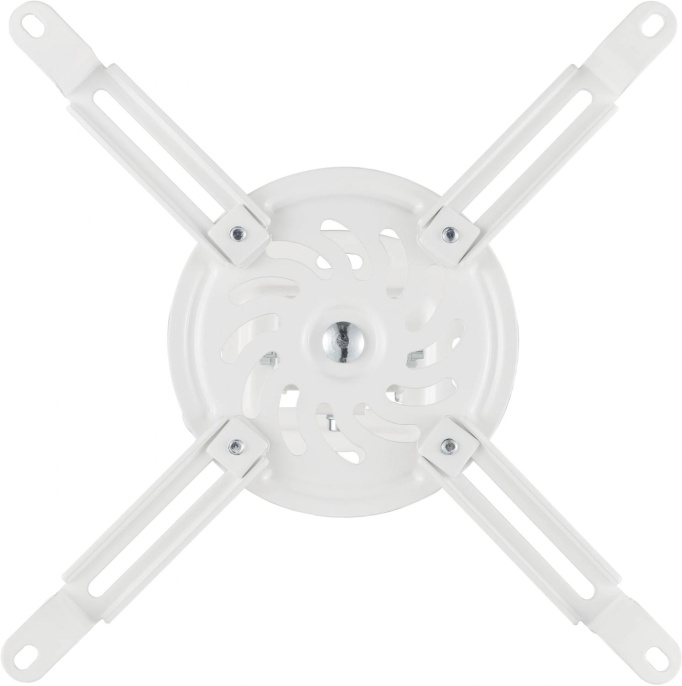 Кронштейн для проектора Cactus CS-VM-PREC01-WT, до 13.5кг, потолочный, поворот и наклон, белый