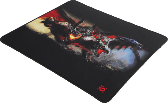 Коврик для мыши Defender Cerberus XXL рисунок/черный, ткань, 400х355х3мм [50556]