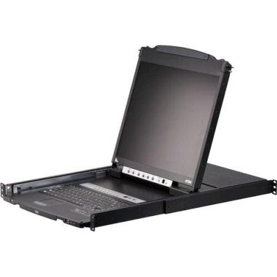 KVM консоль ATEN 19" 8-Port PS/2-USB VGA Dual Rail LCD KVM Switch CL5808N-ATA-RG