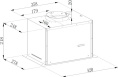 Вытяжка встраиваемая Weissgauff Dubhe 450 Inox нержавеющая сталь управление: кнопочное (1 мотор)
