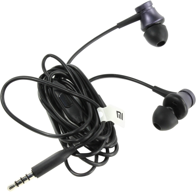 Наушники Xiaomi In-Ear, 3.5 мм, внутриканальные, черный [zbw4354ty]