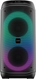 Музыкальный центр Digma D-MC1722, 60Вт, с караоке, Bluetooth, FM, USB, micro SD, черный