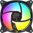 Вентилятор BLOODY BD-CF120ARGB6 120мм, 4-pin, 1600об/мин, 11 - 26 дБ, ARGB, черный, Ret [bd-cf120argb6-bk]