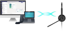 Гарнитура проводная Yealink UH34 Lite Dual UC [1308049] (UH34 Lite Dual  UC)