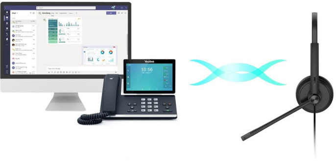 Гарнитура проводная Yealink UH34 Lite Dual UC [1308049] (UH34 Lite Dual  UC)