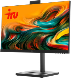 Моноблок IRU Tactio 24ID 24.5" Full HD i3 1215U 1.2 8Gb SSD256Gb UHDG Windows 11 Pro 64 GbitEth WiFi BT 90W Cam черный 1920x1080