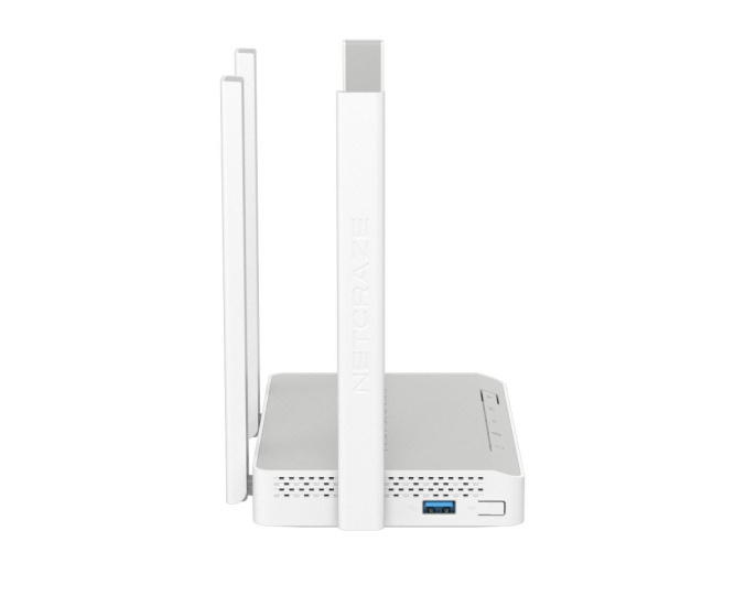 Маршрутизатор/ Netcraze Viva Гигабитный интернет-центр с Mesh Wi-Fi 5 AC1200, 4-портовым Smart-коммутатором и многофункциональным портом USB Netcraze Viva NC-1913