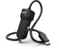 Автомобильное зарядное устройство HAMA H-173618,  USB-C, 15Вт, 3A, черный [00173618]