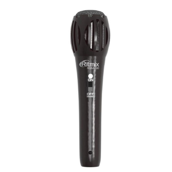RITMIX RDM-130 black {-70 дБ +/- 3 дБ, подключение: 3 pin XLR - jack 6.3 мм}