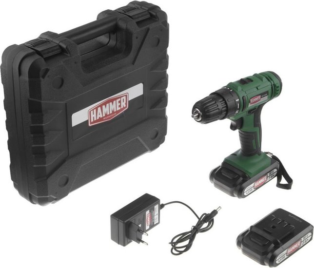 Дрель-шуруповерт аккумуляторная Hammer ACD18BS (680329)