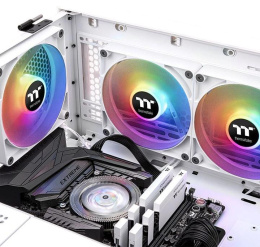 Вентилятор для корпуса Thermaltake CT120 Sync ARGB 120х120x25 белый 4-pin 25.8дБ упак.:2шт CL-F153-PL12SW-A Ret