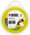 Леска для садовых триммеров DENZEL 96111,  2мм, 15м