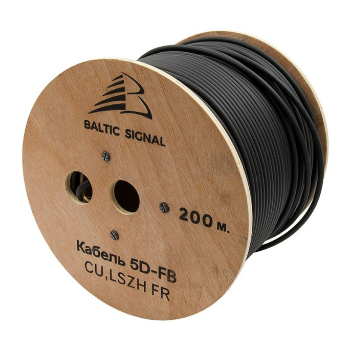 Кабель BALTIC SIGNAL 5D-FB CU LSZH FR черный