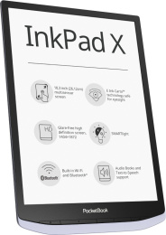 Электронная книга PocketBook Inc Pad X Pro Mist Grey PB1040D-M-WW