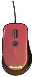 Мышь проводная GMNG 850GM, игровая, оптическая, USB, 7200dpi, красный и черный [1533460]