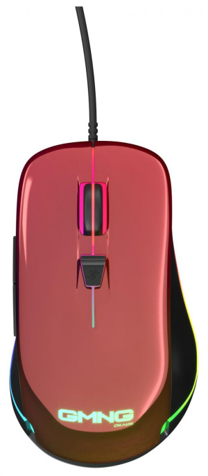Мышь проводная GMNG 850GM, игровая, оптическая, USB, 7200dpi, красный и черный [1533460]