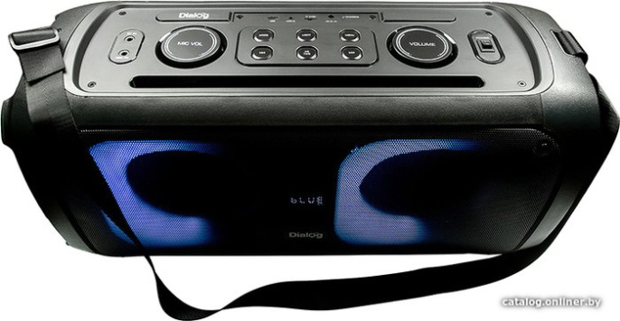 Акустическая портативная колонка Dialog Oscar AO-250 - 60W, караоке с беспр.микр, BTFMUSBTFLEDД
