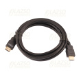 Кабель HDMI LAZSO WH-111 2m Кабель для передачи сигналов HDMI 2.0, максимальное разрешение 4Кх2К, 60Hz 4:4:4 . Круглое сечение. Тип разъёмов А-А вилка-вилка , 19 pin, позолоченные контакты. Сечение жил 30AWG, (WH-111(2m))