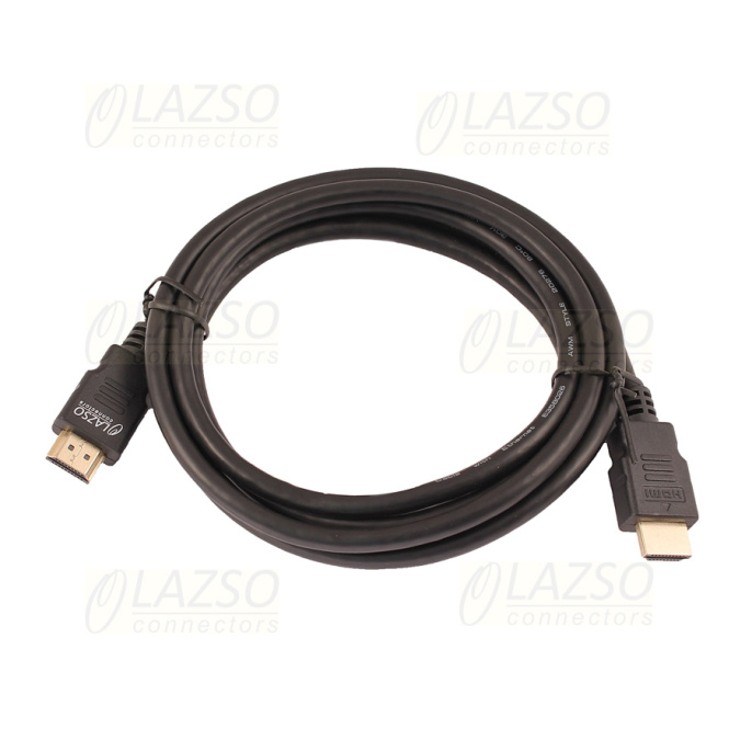 Кабель HDMI LAZSO WH-111 2m Кабель для передачи сигналов HDMI 2.0, максимальное разрешение 4Кх2К, 60Hz 4:4:4 . Круглое сечение. Тип разъёмов А-А вилка-вилка , 19 pin, позолоченные контакты. Сечение жил 30AWG, (WH-111(2m))