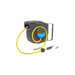 Шланг воздушный на катушке ПВХ, 10x16 мм 14+1 м, серый корпус NORDBERG 2115-10G