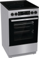 Электрическая плита Gorenje GEC5C41SG, стеклокерамика, без крышки, серый